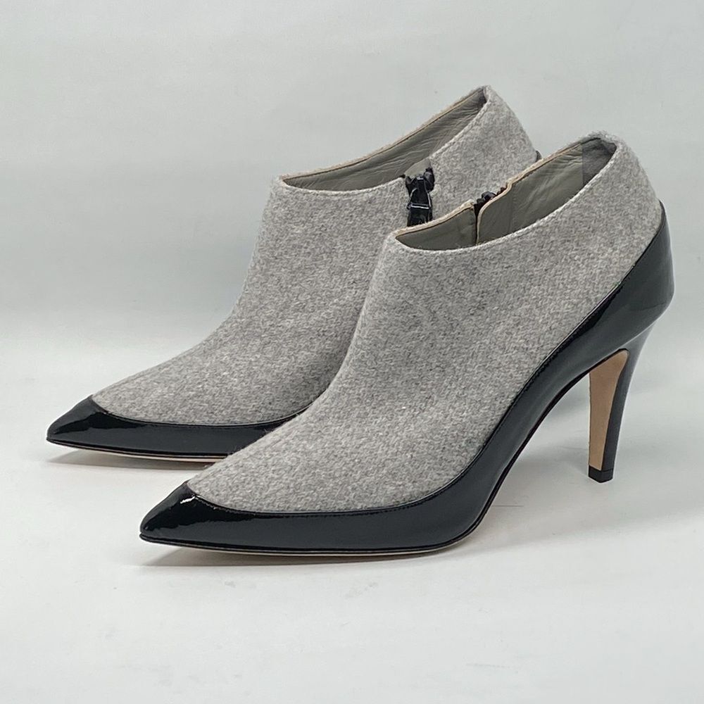 Manolo Blahnik Archepla Wool-Blend Booties size 38